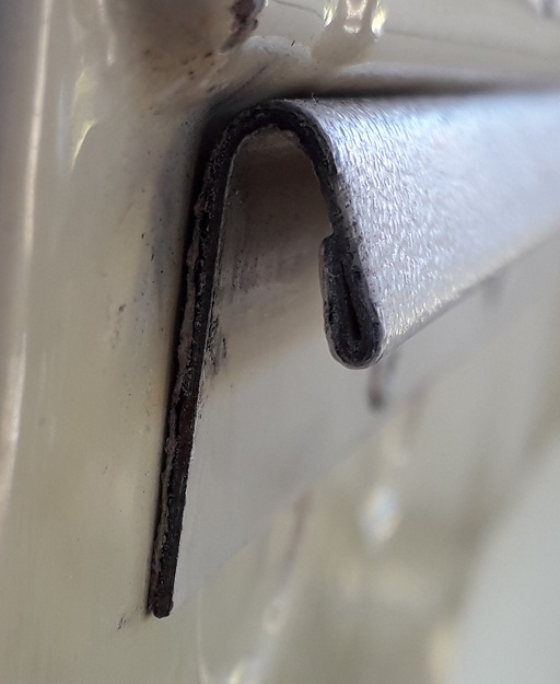 Détail de la cornière